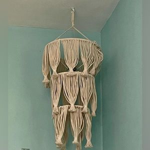 Bohemian Macramé Hanging Light